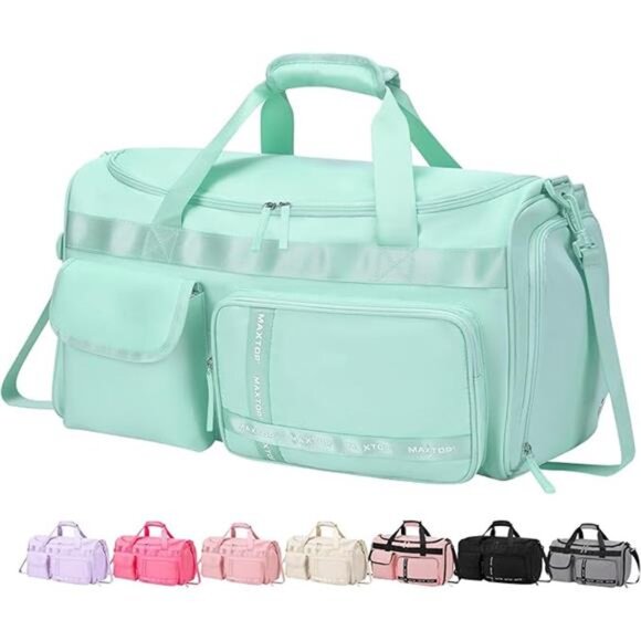 Gym Bag Travel Duffle Bag Large Capacity Carry On Weekender Bag Men Women Tote - Picture 7 of 7